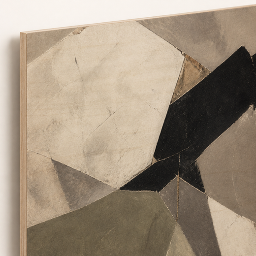 Across the Divide | Wood Print — edge close-up