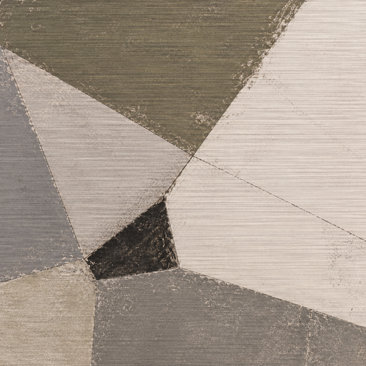Quiet Angles | Brushed Aluminum Print — surface close-up