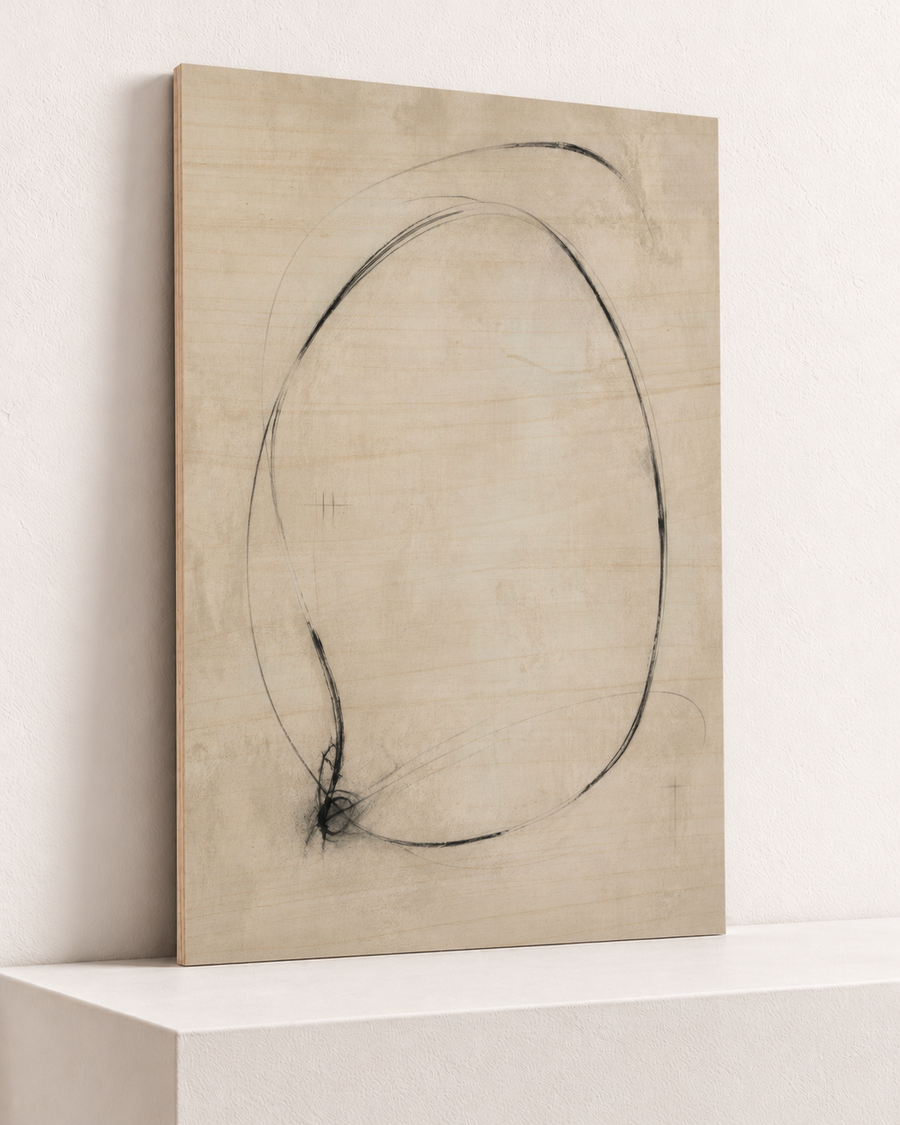 One Loose Loop | Wood Print