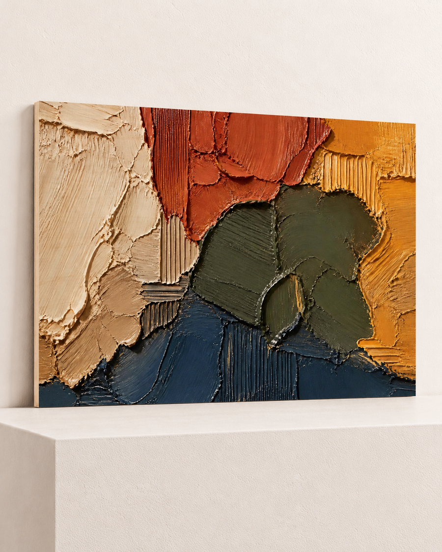 Earth in Pieces | Wood Print