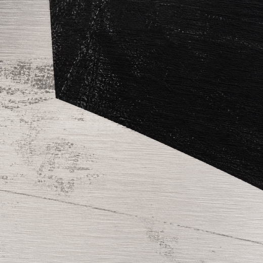 Folded in Black | Brushed Aluminum Print — surface close-up