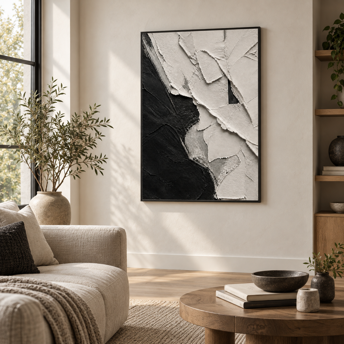 Living Room collection artwork in a room