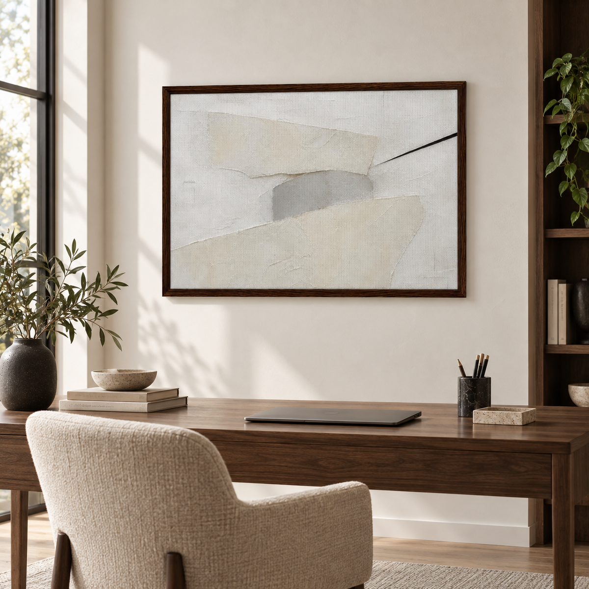 Office collection artwork in a room