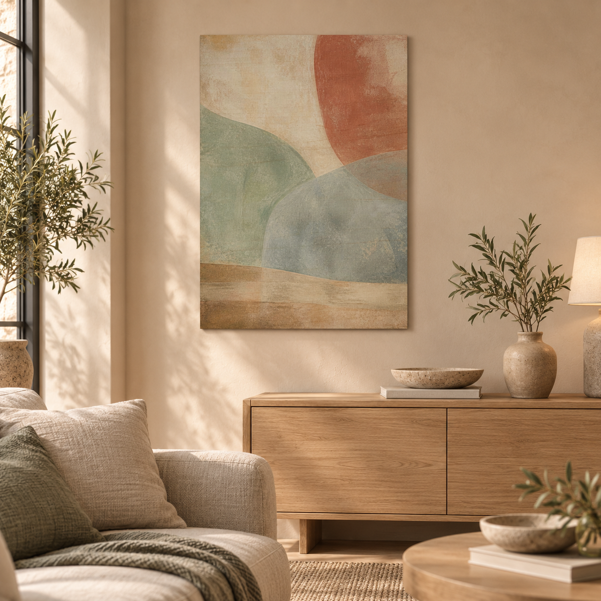Wood Prints artwork in a room