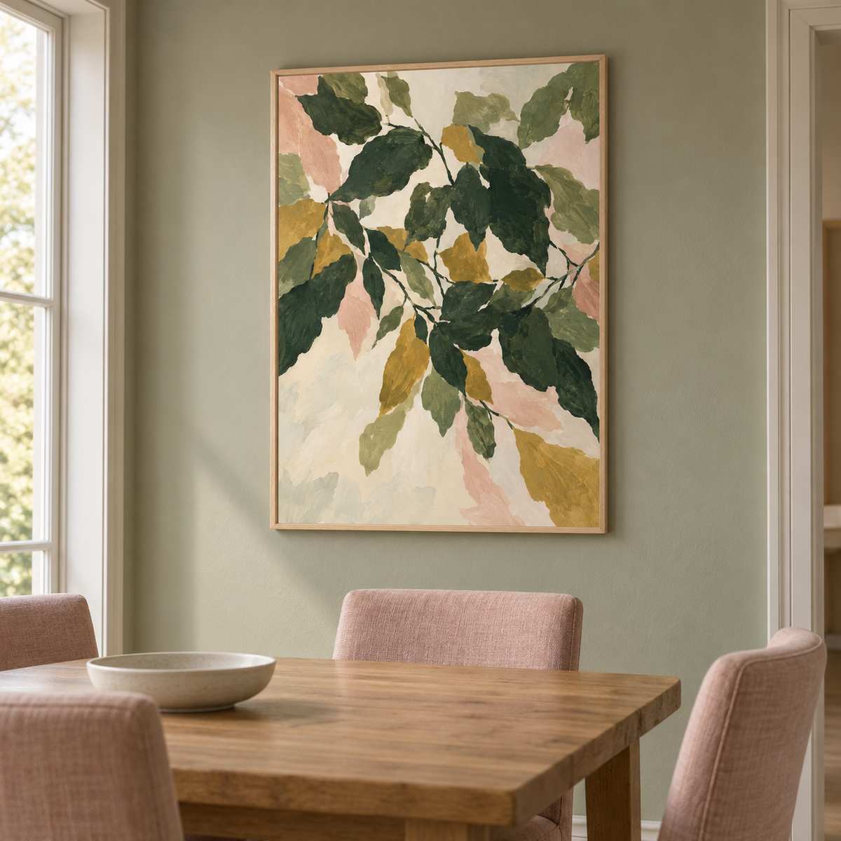 Quiet Canopy artwork displayed in an interior