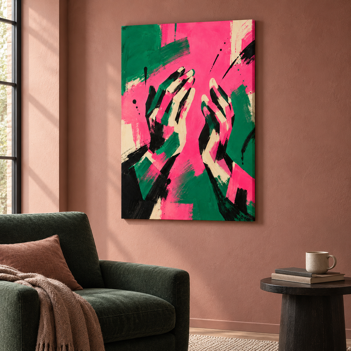 After the Applause artwork displayed in an interior