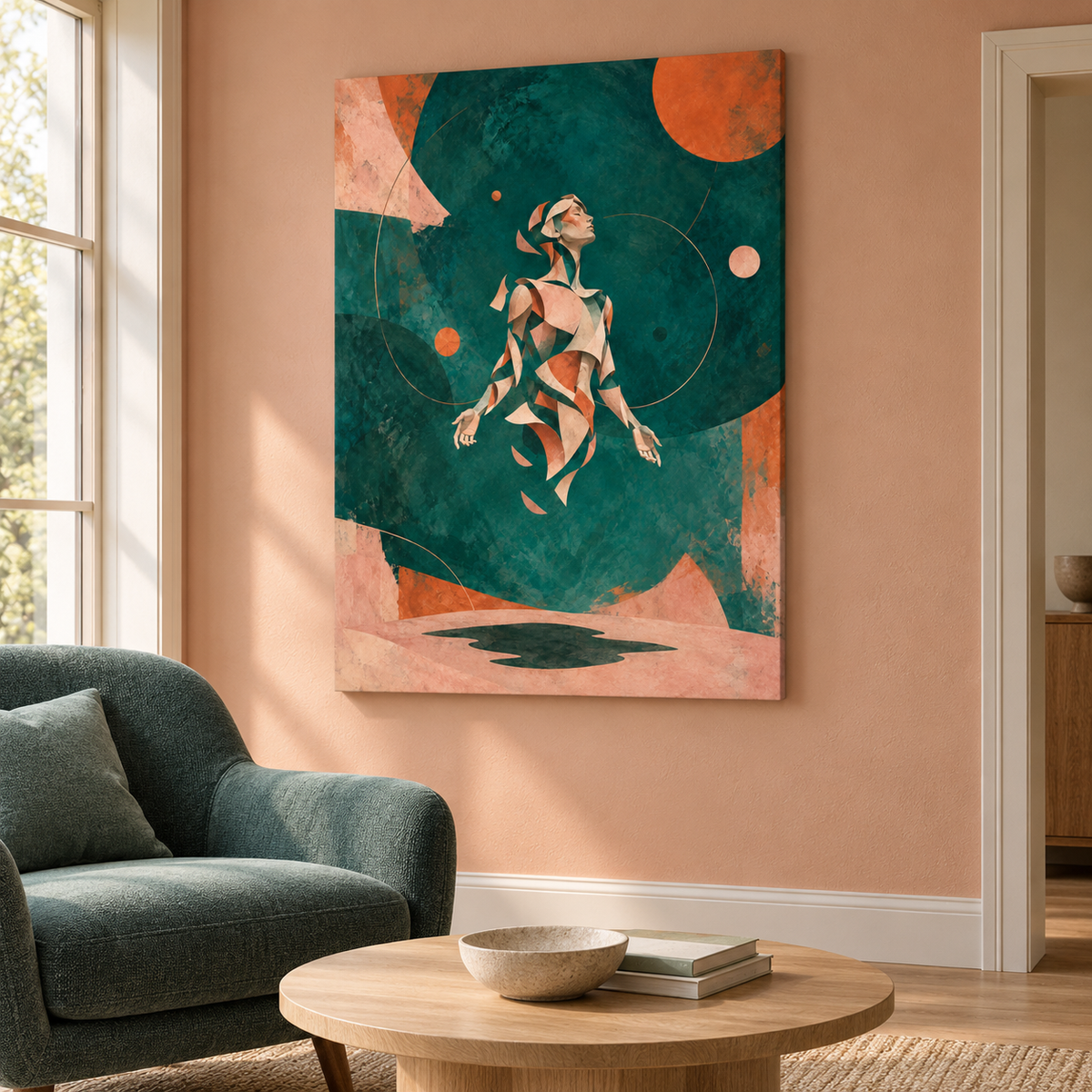 Paper Gravity artwork displayed in an interior
