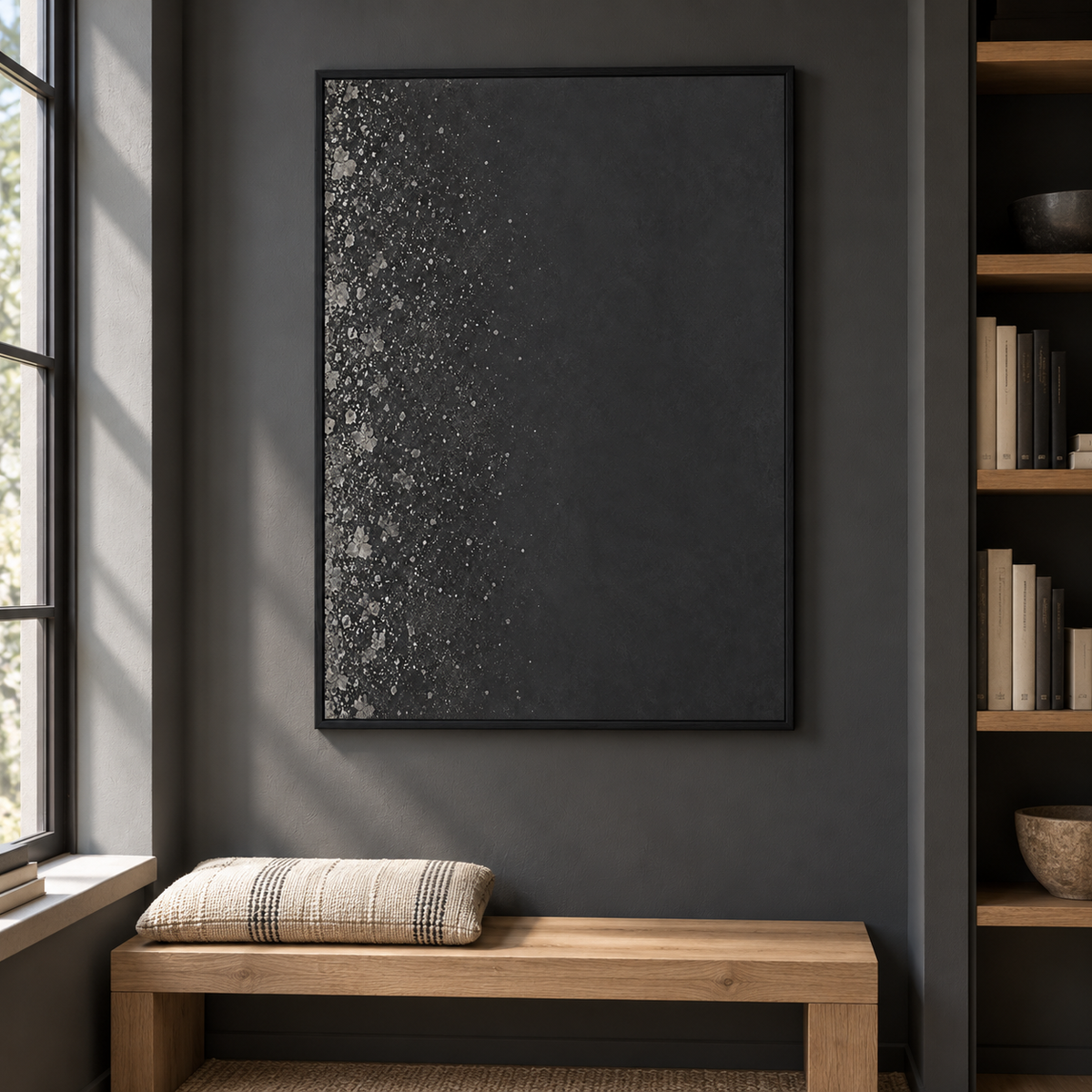 Edge Constellation artwork displayed in an interior