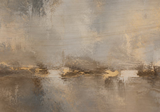 The Far Shore | Wood Print — surface close-up
