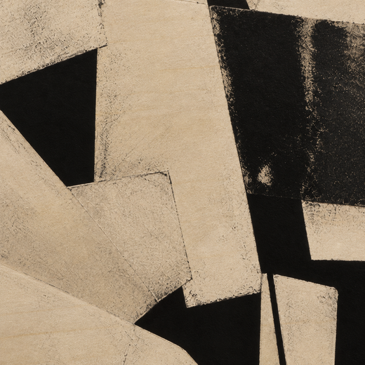Paper Angles | Wood Print — surface close-up