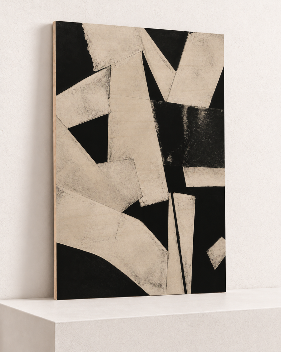 Paper Angles | Wood Print