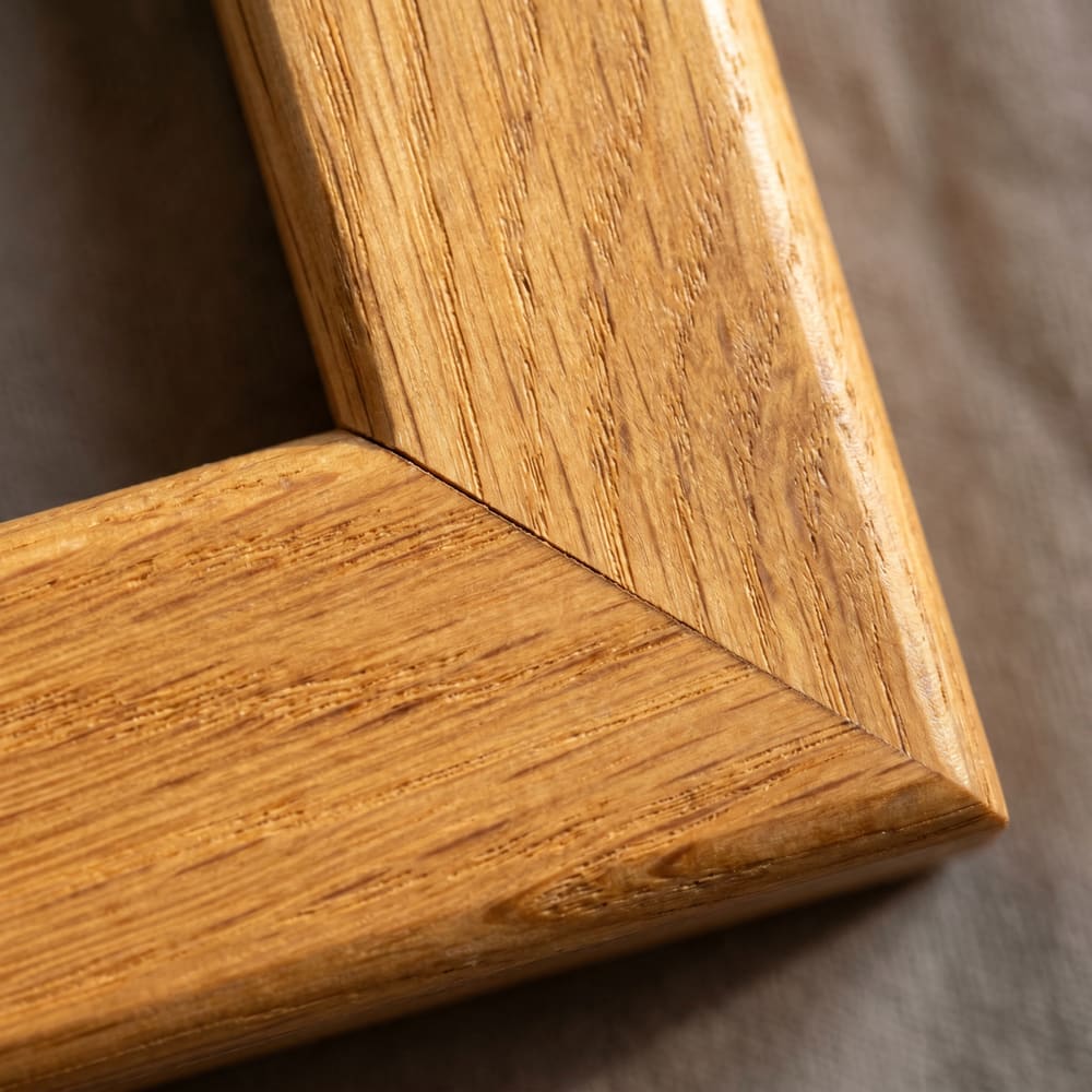 Wooden Framed — frame detail