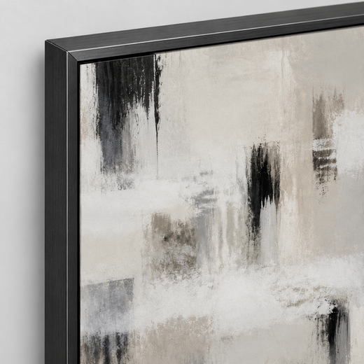 Black Comes Through | Metal Framed — edge close-up