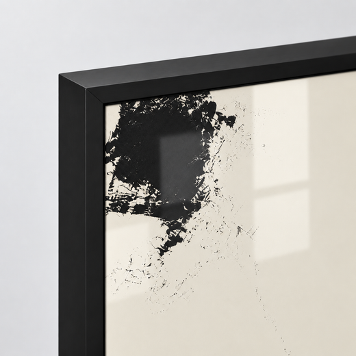 At the Corner | Metal Framed — edge close-up