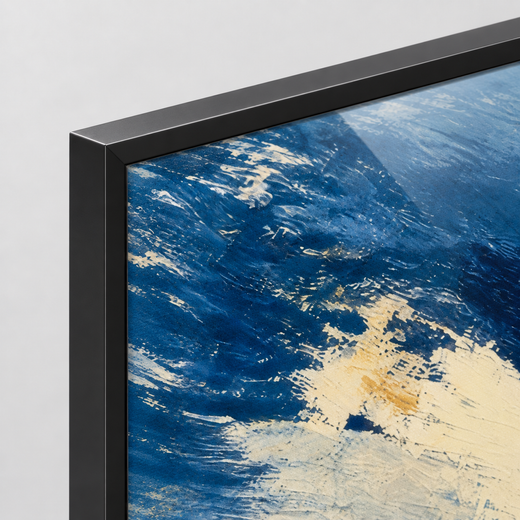 Broken Water | Metal Framed — edge close-up