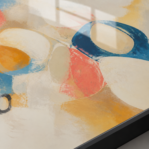 Small Circles | Metal Framed — surface close-up