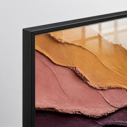 Colour at the Edges | Metal Framed — edge close-up