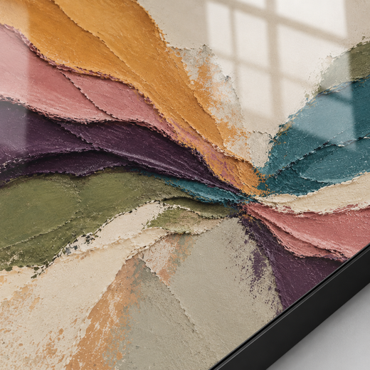 Colour at the Edges | Metal Framed — surface close-up