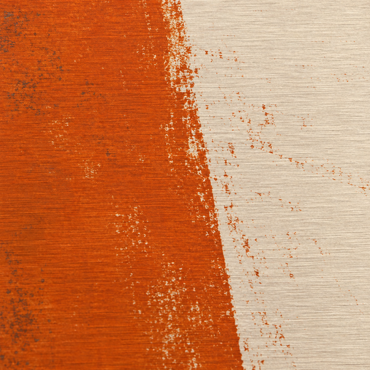 Side by Side | Brushed Aluminum Print — surface close-up
