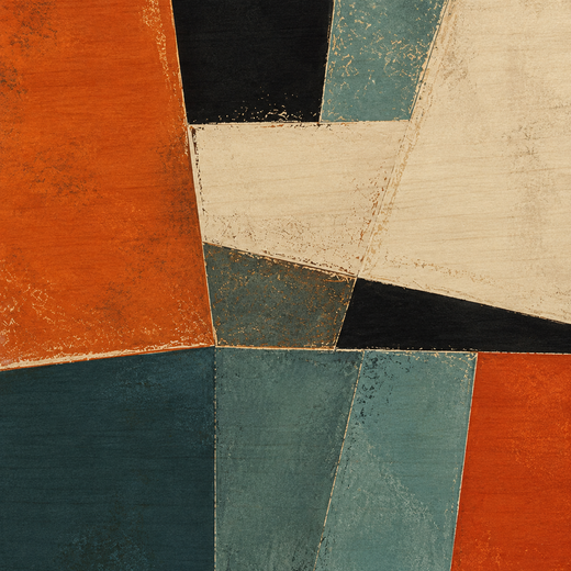 Side by Side | Wood Print — surface close-up