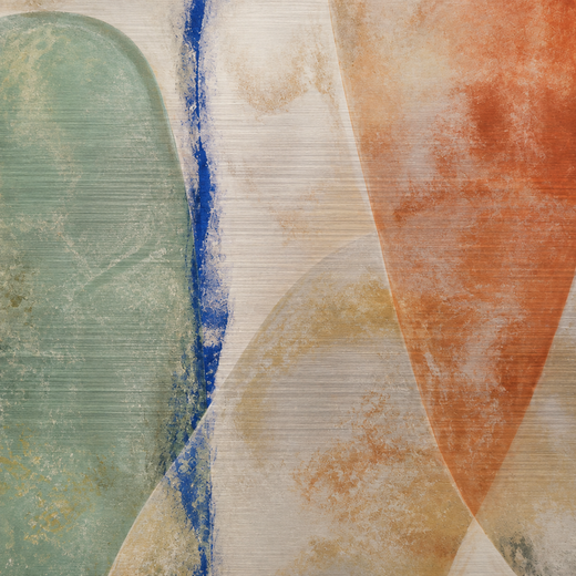 Mineral Air | Brushed Aluminum Print — surface close-up