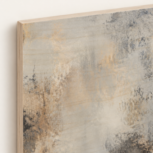 Nearly Gone | Wood Print — edge close-up