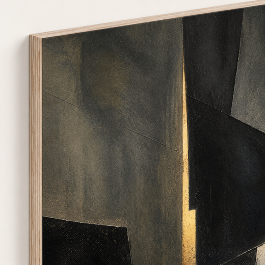 After the Lights | Wood Print — edge close-up