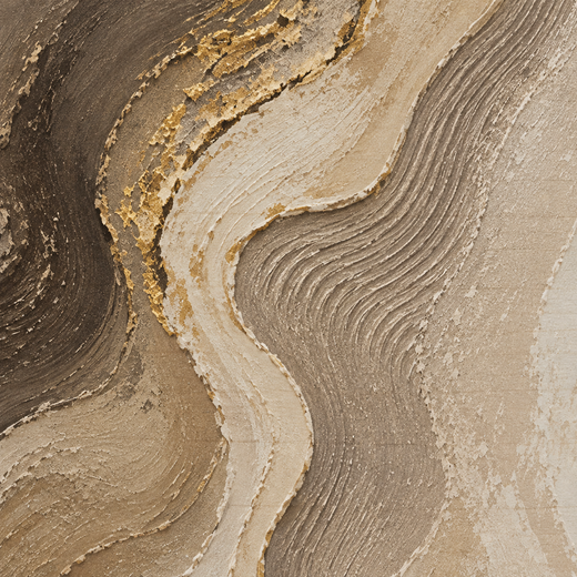 Lines of Sand | Wood Print — surface close-up