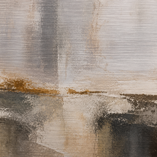 Quiet Estuary | Brushed Aluminum Print — surface close-up