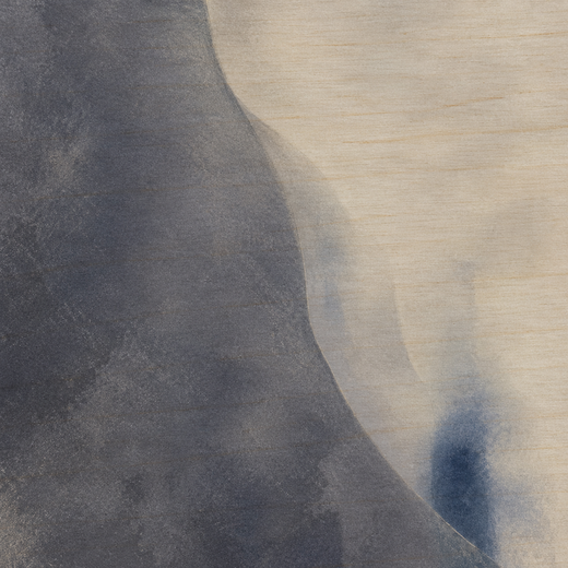 Quiet Monument | Wood Print — surface close-up