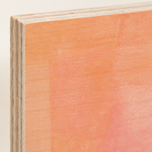 Soft Architecture | Wood Print — edge close-up