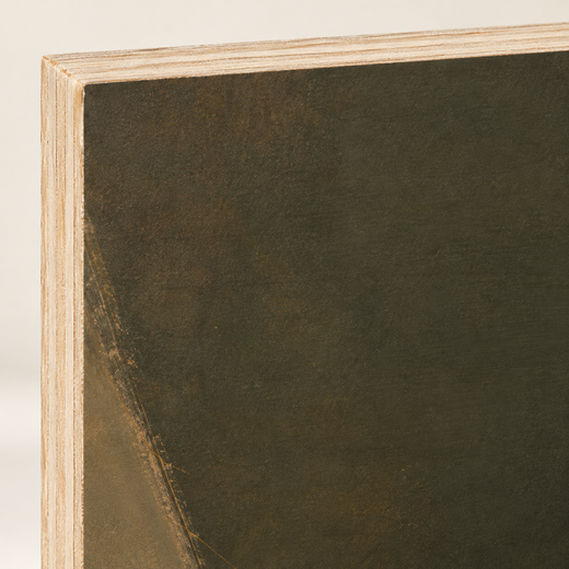 Soft Blocks | Wood Print — edge close-up