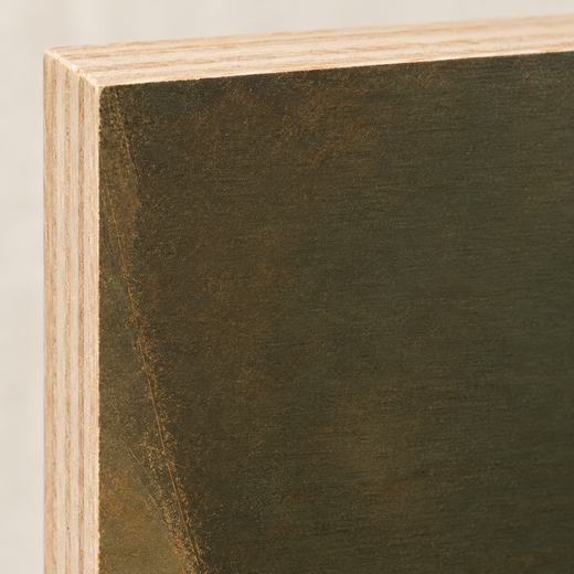 Soft Blocks | Wood Print — edge close-up