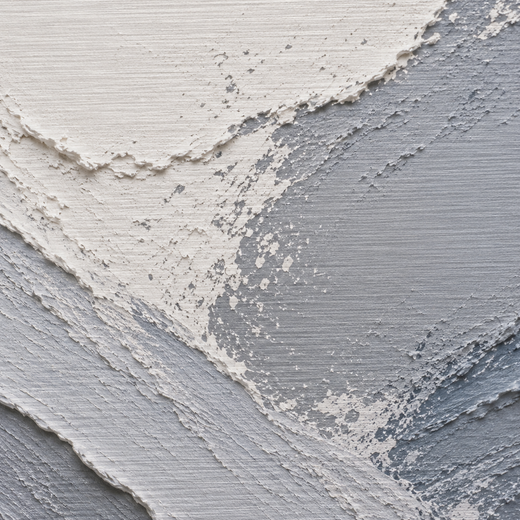 Blue Fold | Brushed Aluminum Print — surface close-up
