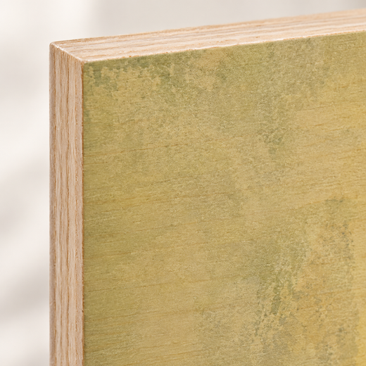 Sun Through Colour | Wood Print — edge close-up