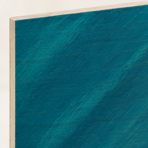 Turn Toward Yellow | Wood Print — edge close-up