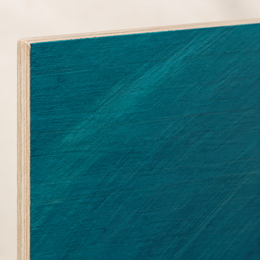 Turn Toward Yellow | Wood Print — edge close-up
