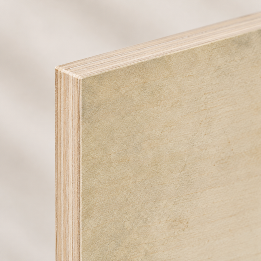 Veiled Hills | Wood Print — edge close-up