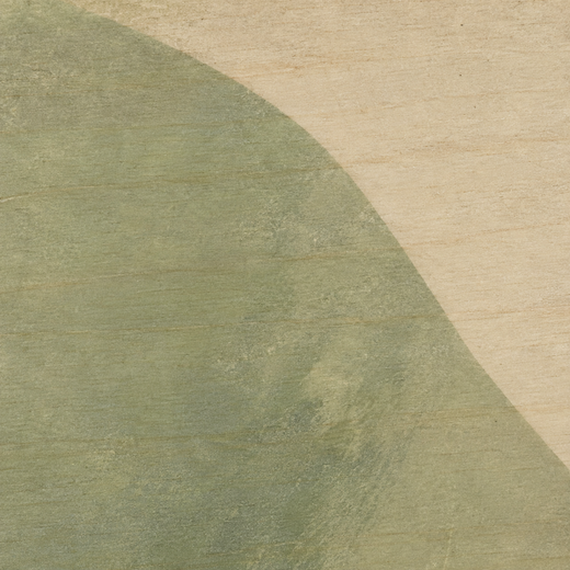Veiled Hills | Wood Print — surface close-up