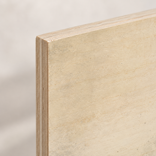 Veiled Hills | Wood Print — edge close-up