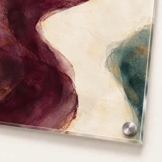 Violet Return | Acrylic Print — edge close-up