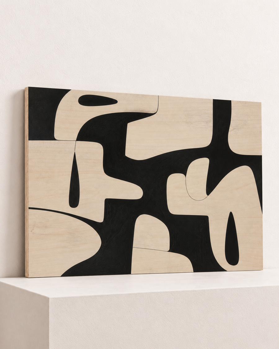 Easy Curves | Wood Print