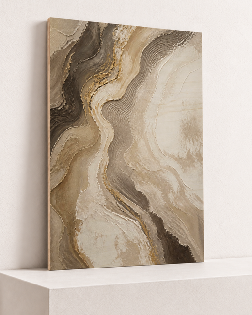 Lines of Sand | Wood Print