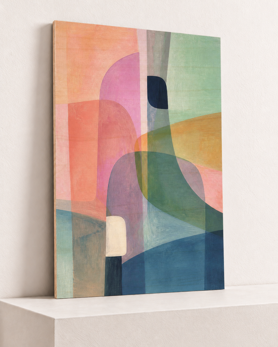 Soft Architecture | Wood Print