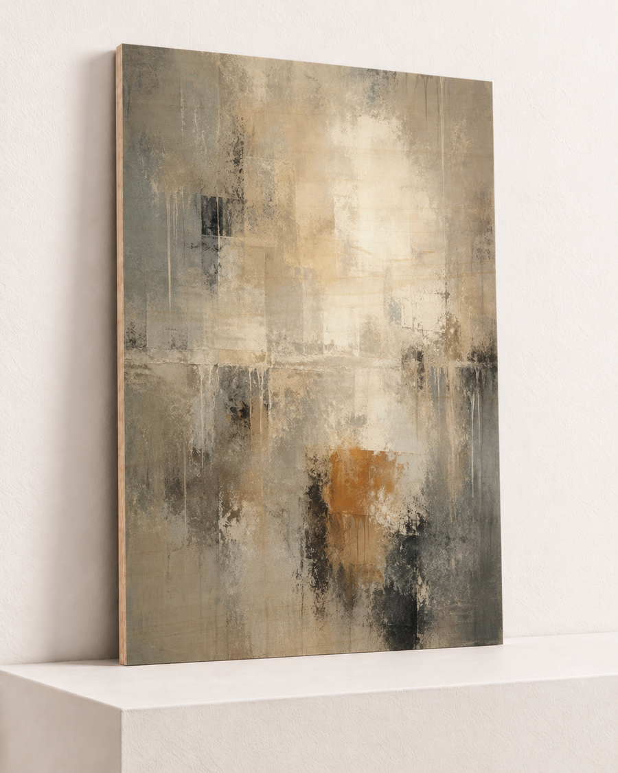 A Little Ochre Light | Wood Print