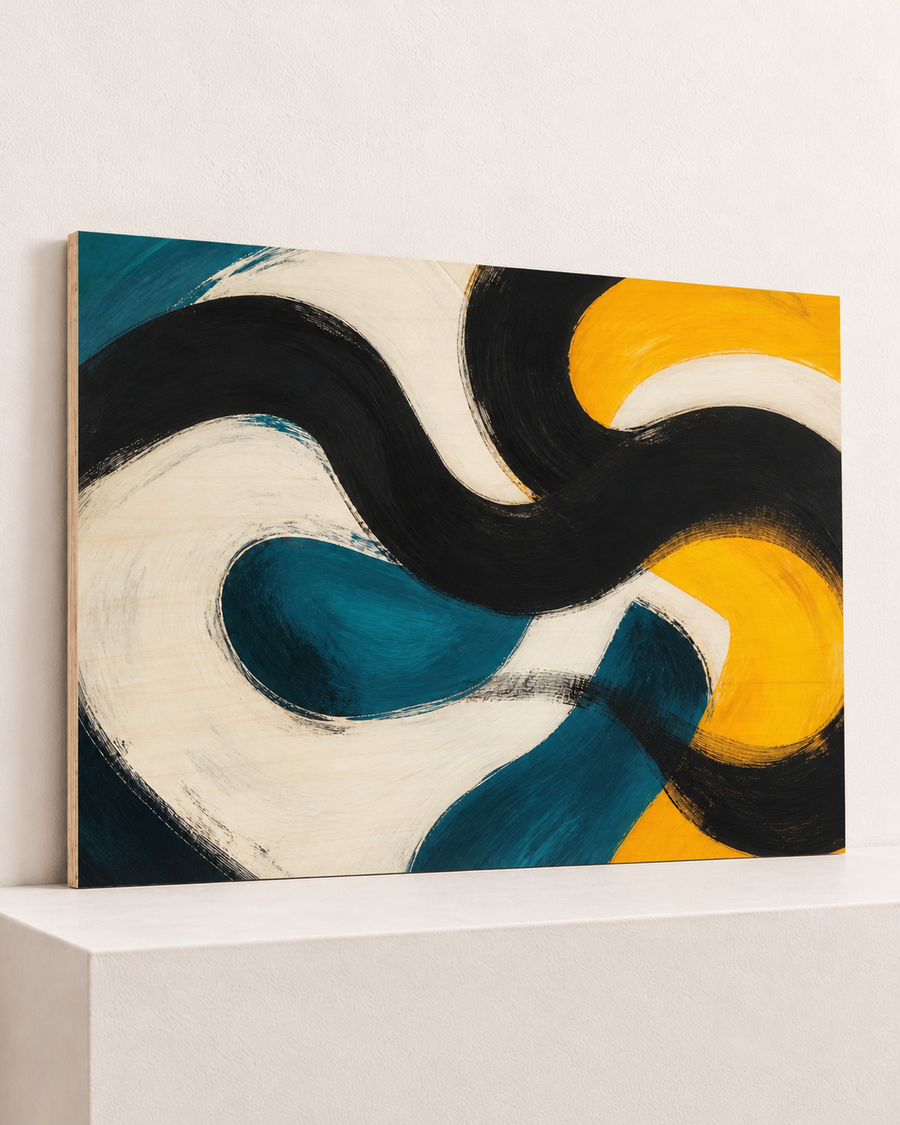 Turn Toward Yellow | Wood Print