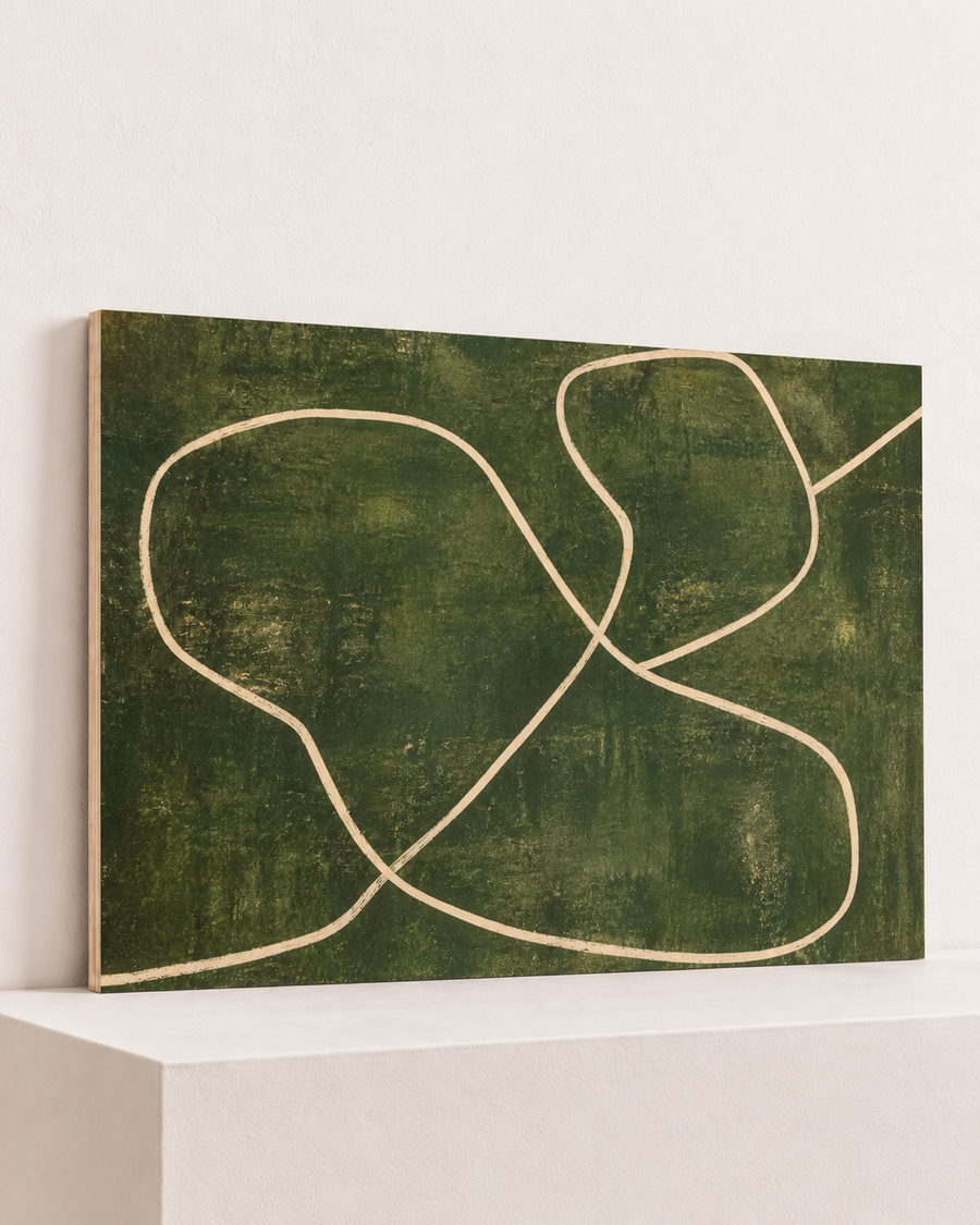 The Wandering Line | Wood Print
