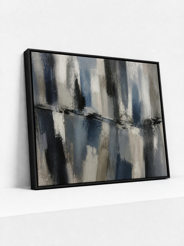 Reflected Skyline | Framed Canvas