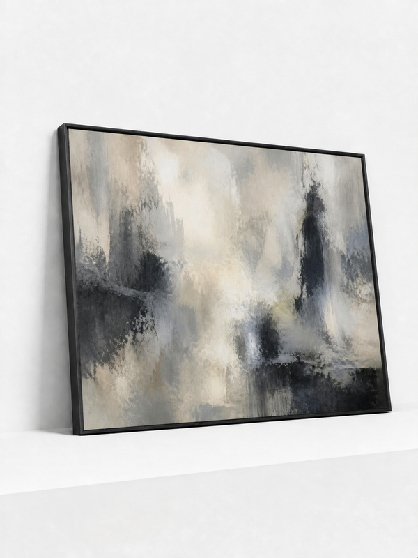 Divided Ground Metal Framed | Contemporary Abstract Wall Art