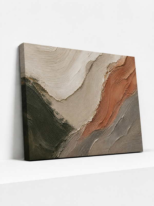Contour Relief Canvas | Contemporary Abstract Wall Art